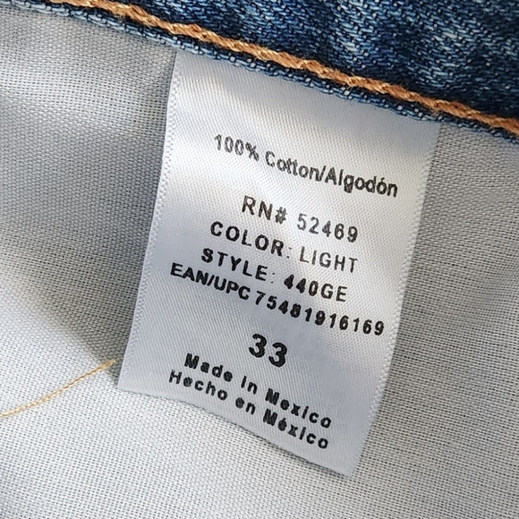 👖 George Men’s Blue Denim Shorts Size 33, NWT, 10” Inseam, Relaxed Fit 5 pocket - Picture 11 of 11